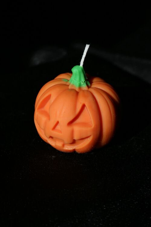 Halloweeni tök – töklámpás kézműves szójaviasz gyertya
