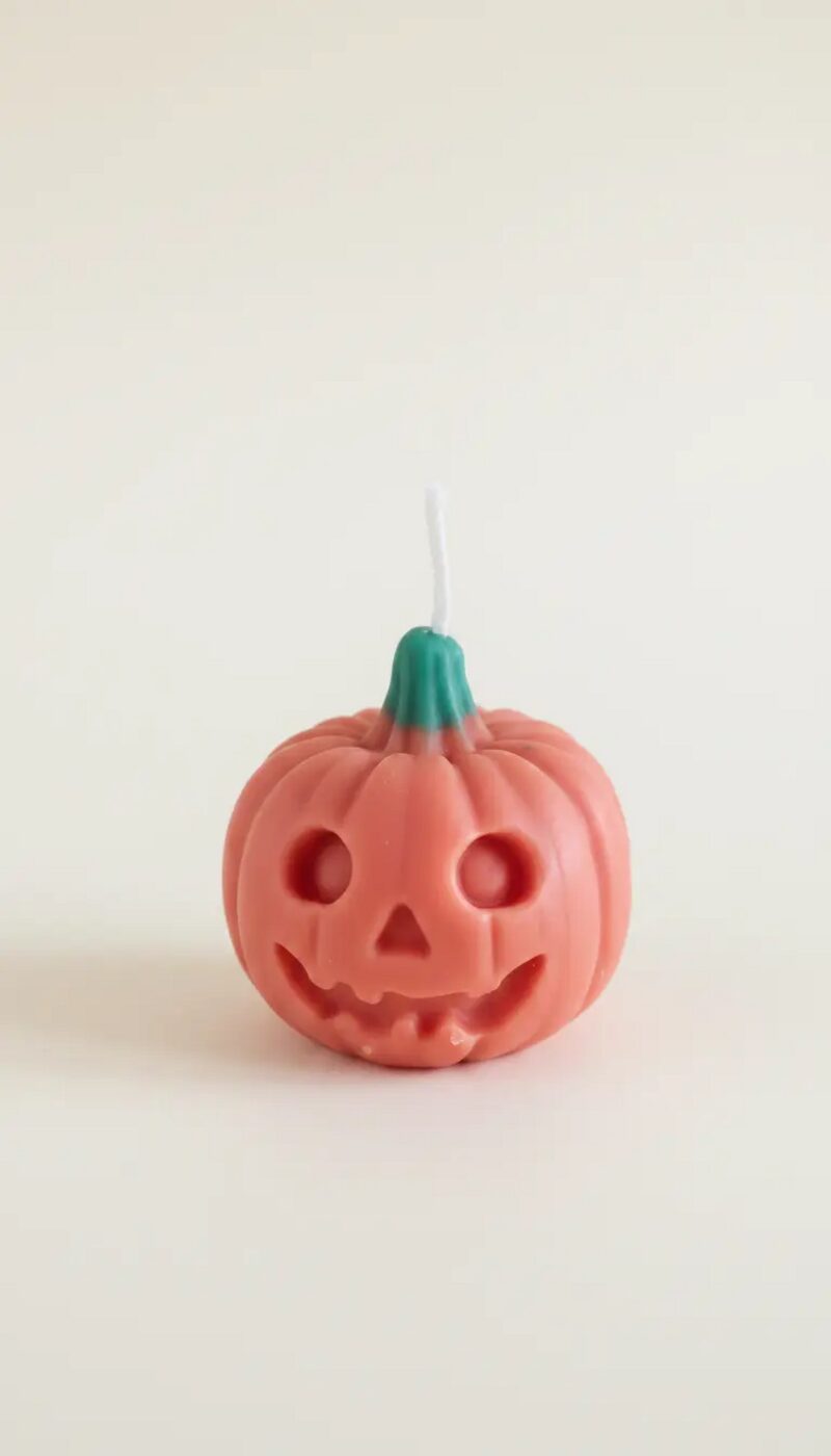 Halloweeni tök – töklámpás kézműves szójaviasz gyertya