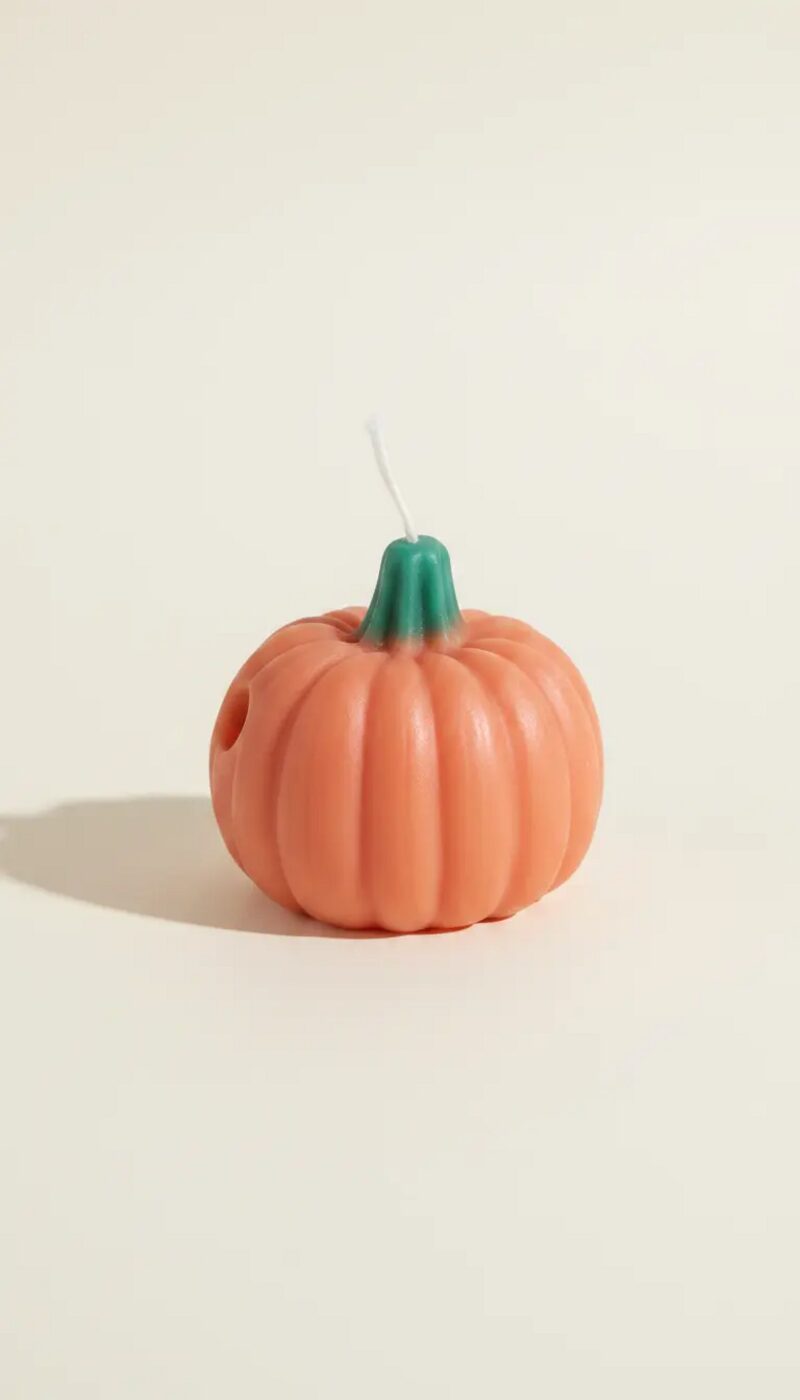 Halloweeni tök – töklámpás kézműves szójaviasz gyertya