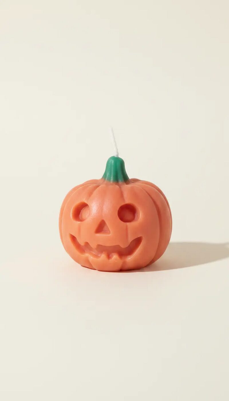 Halloweeni tök – töklámpás kézműves szójaviasz gyertya
