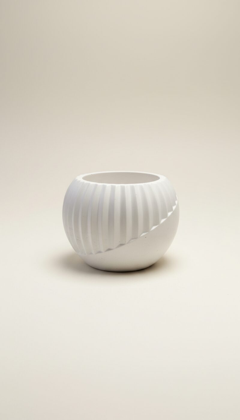 Zen gömb kerámia tál – minimalista